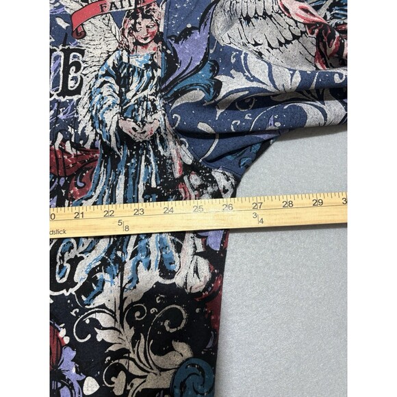 Club Chaos Mens Hoodie Full Zip 2XL Jesus Mary AOP Jesse Pinkman Grunge Y2K Blac - Picture 7 of 15